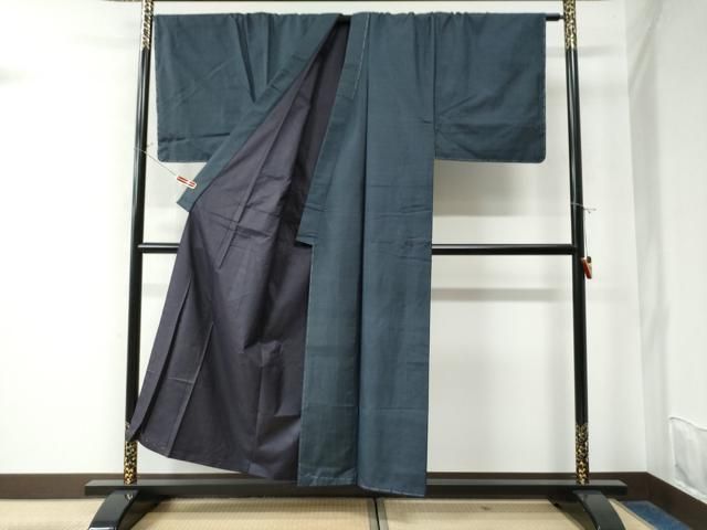 平和屋着物●男性 本場大島紬 アンサンブル 100亀甲 総詰め 正絹 ♥ CAAW8042yc