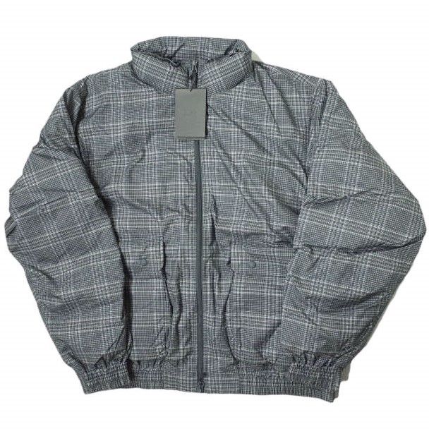 新品 DAIWA PIER39 ダイワ ピア39 22AW TECH HUNTER PUFF JACKET テックハンターパフジャケット  BJ-35022W M(JP) GRAY CHECK グレンチェック ダウン 中綿 アウター g11681