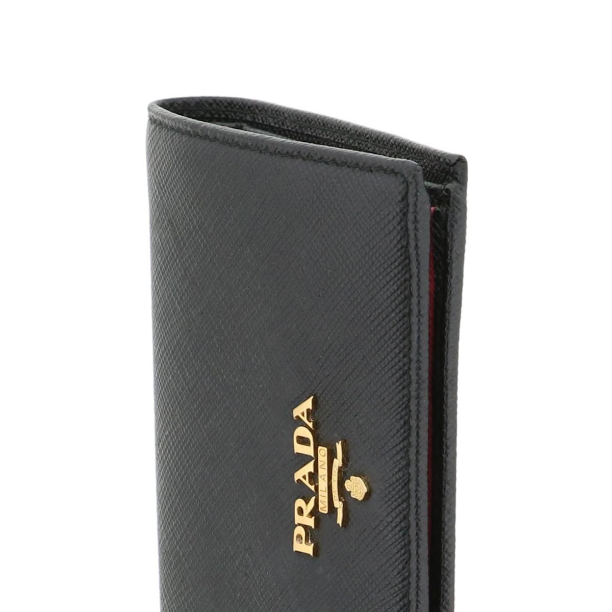 PRADA (プラダ) コンパクト ウォレット 財布 二つ折り財布 PRADA (プラダ) コンパクト ウォレット 財布 二つ折り財布