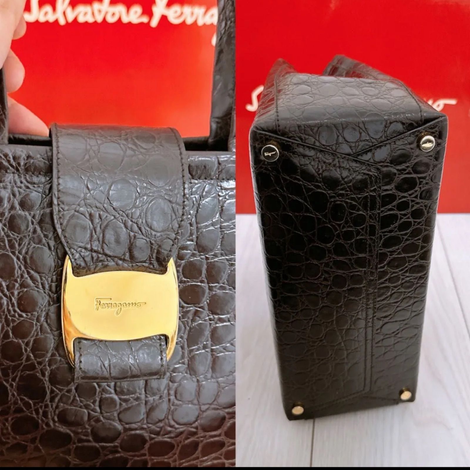 超美品》Ferragamo(フェラガモ)ハンドバッグ 【公式通販】