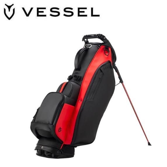 ベゼル VESSEL プレイヤー4.0 スタンド PLAYER 4.0 Stand スタンド式 キャディバッグ シングルストラップ CRIMSON RED クリムゾンレッド