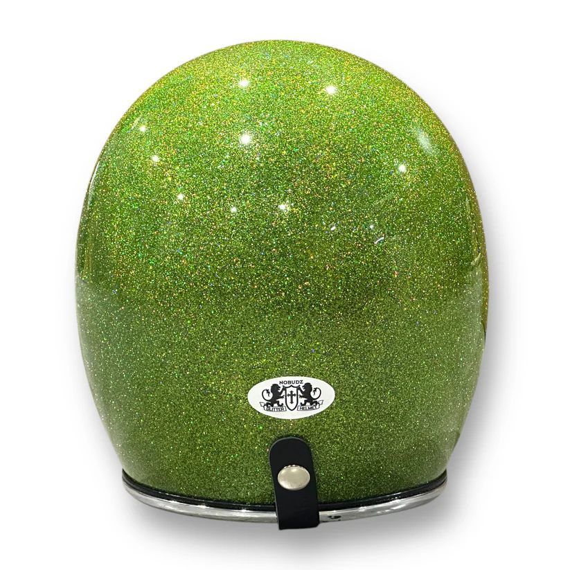 HOPE　HELMETGREENNOBUDZラメジェットヘルメット GLITTER 3/4 HELMET GREEN 緑 グリーン グリッターヘルメット