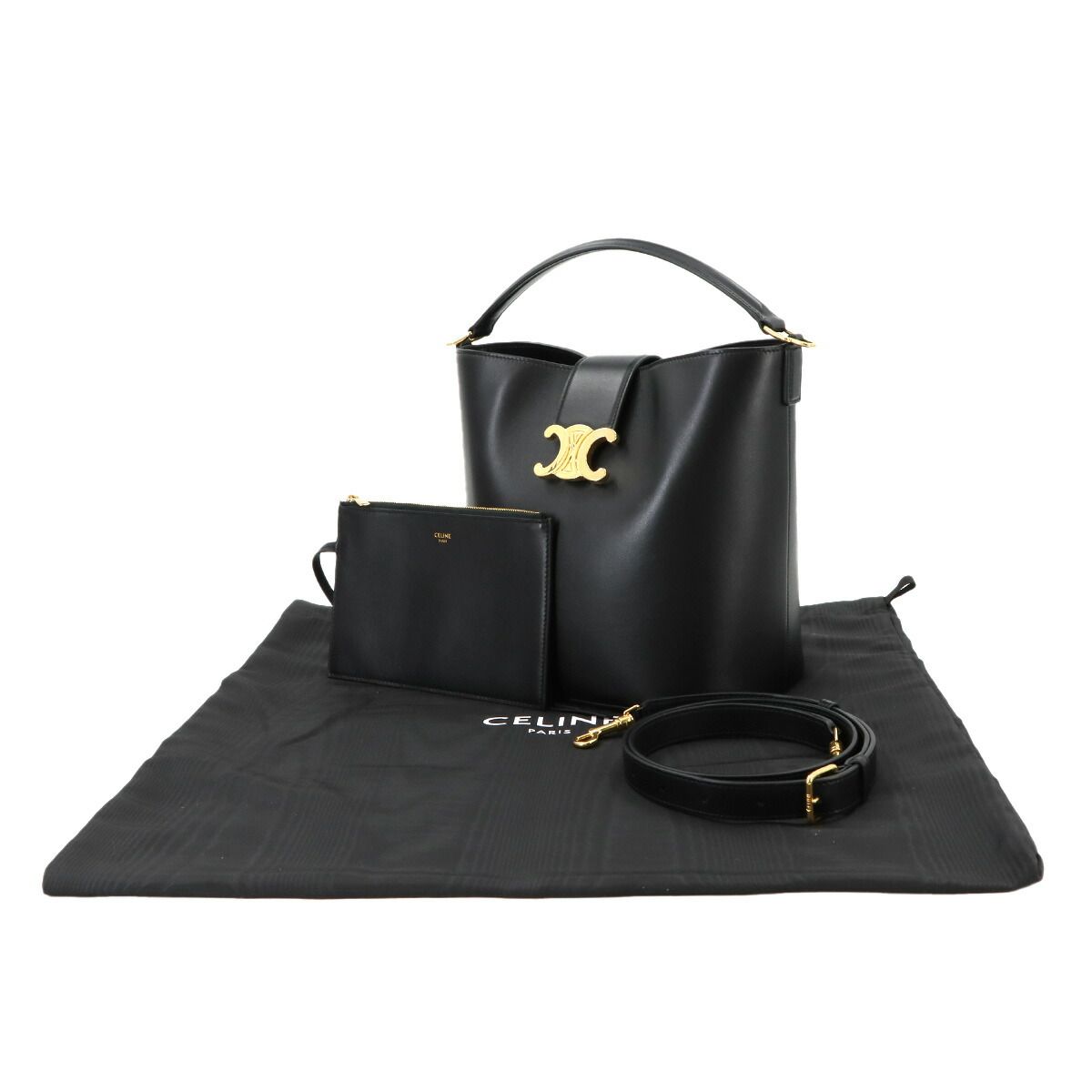 未使用 展示品 セリーヌ CELINE ミディアム ルイーズ バッグ 未使用 展示品 セリーヌ CELINE ミディアム ルイーズ バッグ