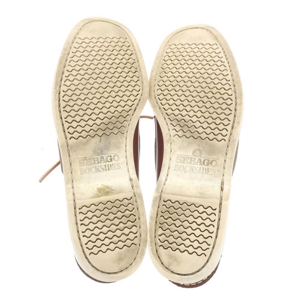 【美品】SEBAGO セバゴ デッキシューズ 茶色 革 27cm SEBAGO セバゴ ／ スエードローファー型デッキシューズ「DAN