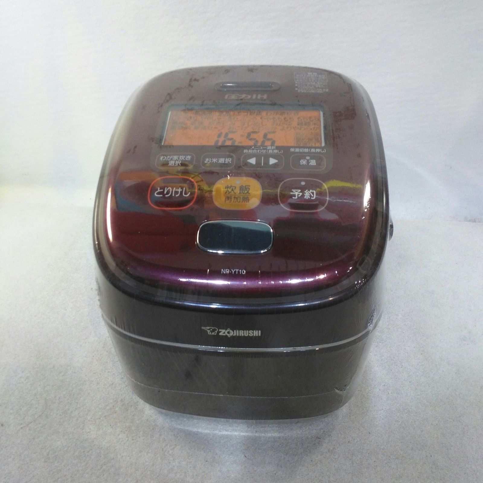象印 NP-YT10 炊飯器 ワインレッド 2016年製