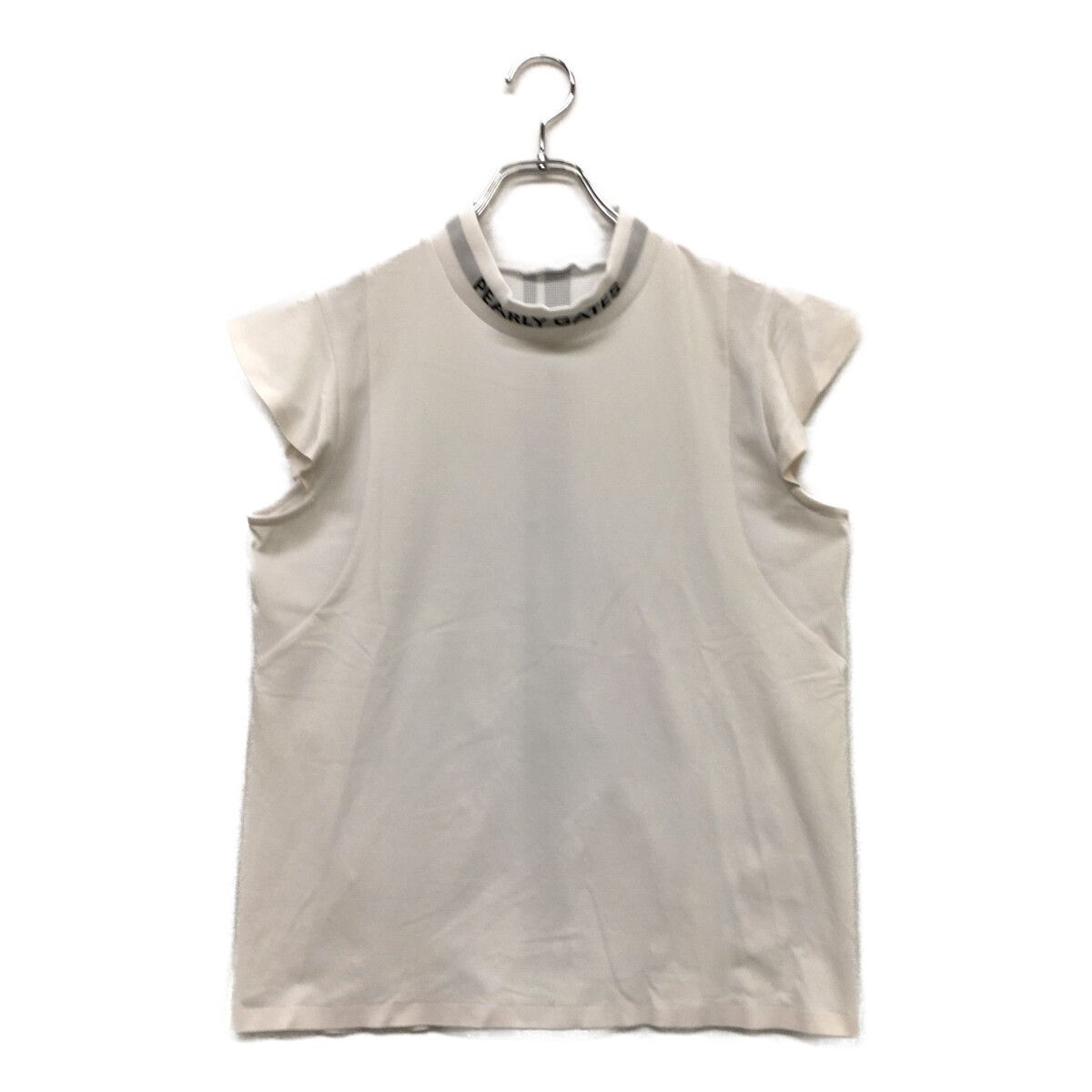 coco 中古 ピージージー PGG レディース 半袖シャツ 1(M) 白 ホワイト パーリーゲイツ モックネック ハイネック 中古 レディース パーリーゲイツ PEARLY GATES 半袖シャツ 0(S