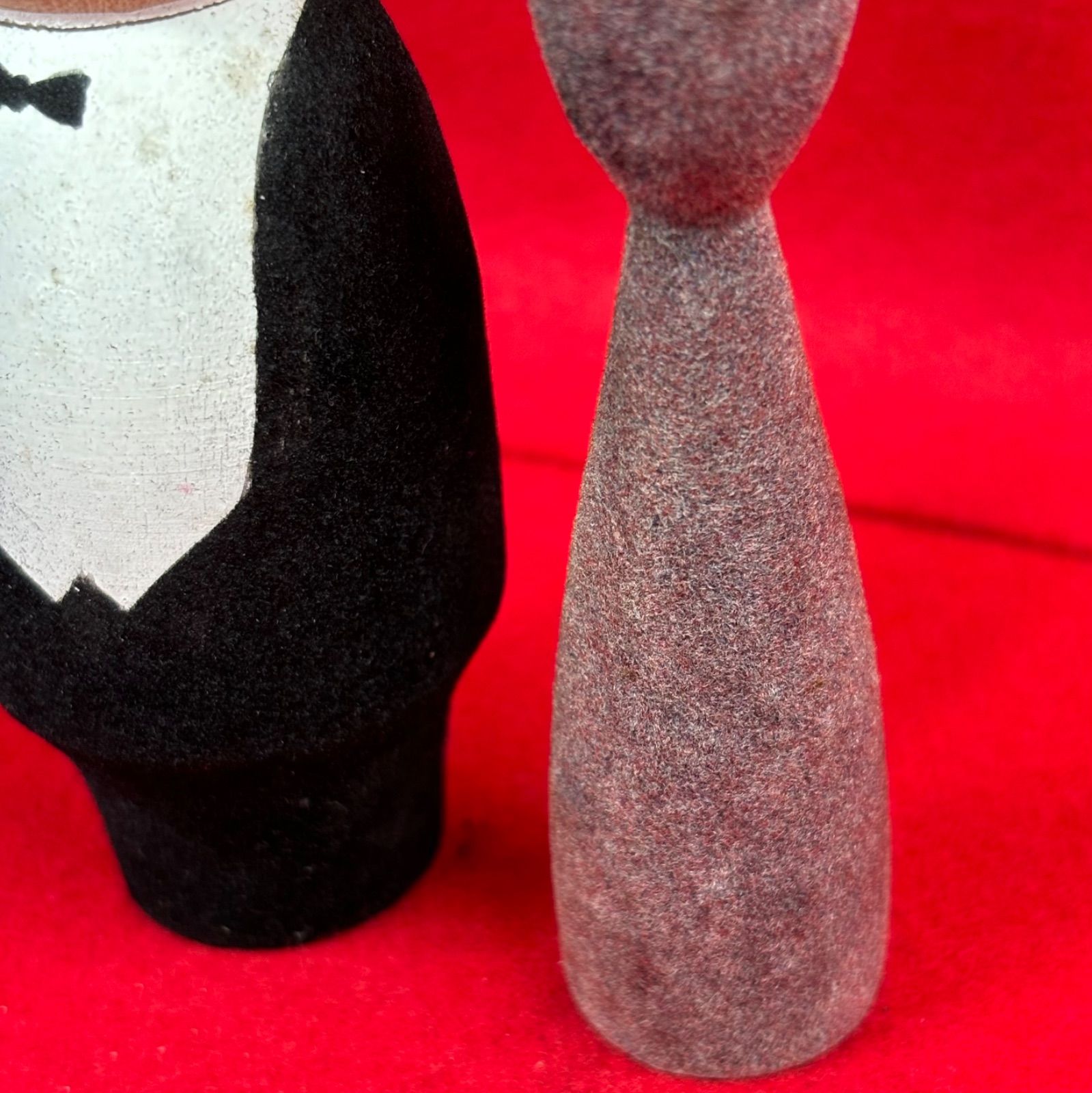 こけし 紳士と淑女 ペア モダンこけし 置物 民芸品 郷土玩具