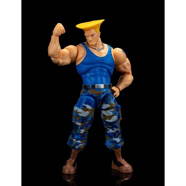 新品未開封⭐︎ストリートファイター II GUILE⭐︎ ガイル フィギュア ストリートファイター2 ガイル Guile 2Pカラー 6インチアクション
