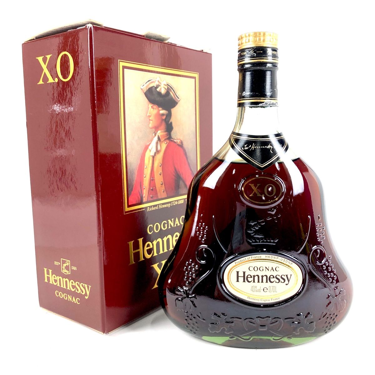 古酒】ヘネシー XO 金キャップ 台湾ラベル700ml - ブランデー