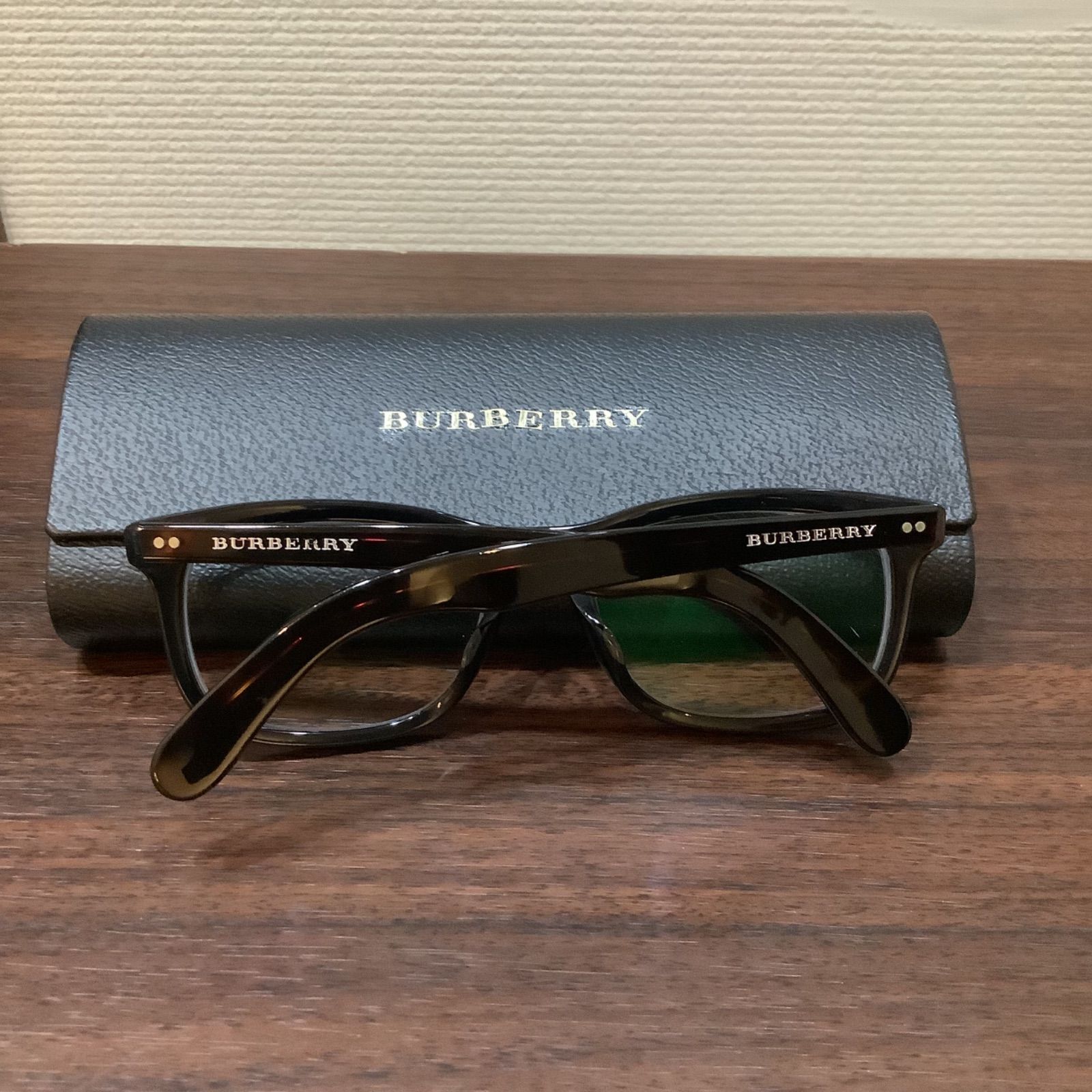 バーバリー BURBERRY ESTABLISHED 1856 べっこう系 眼鏡フレーム