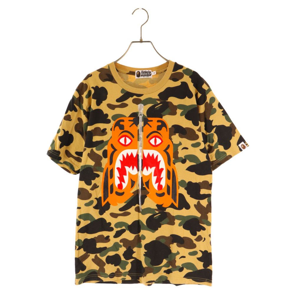 国内配送★A BATHING APE★背中ロゴが可愛い タイガー 半袖T 2色 国内配送☆A BATHING APE☆背中ロゴが可愛い タイガー 半袖T 2色