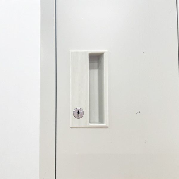 8人用ロッカー 4列2段 LK型 鍵付き ナイキ 更衣ロッカー ウォームホワイト MARWIL-DEMENAGEMENTS_CH