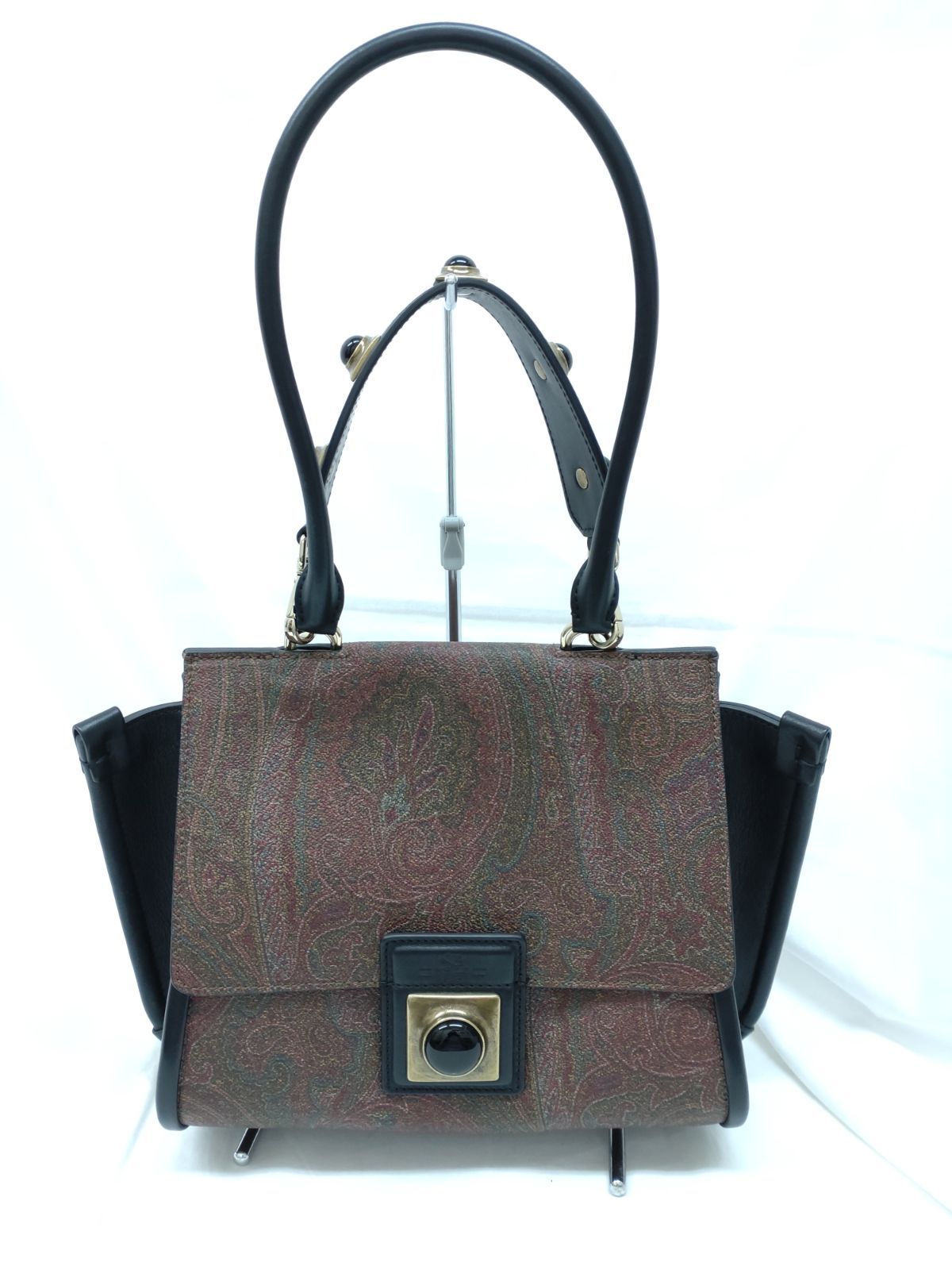 ETRO エトロ クラウン・ミー ペイズリー ショルダーバッグ【C112 
