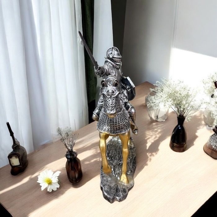 馬上のナイト 騎士 甲冑 鎧 オブジェ 装飾品 インテリア雑貨