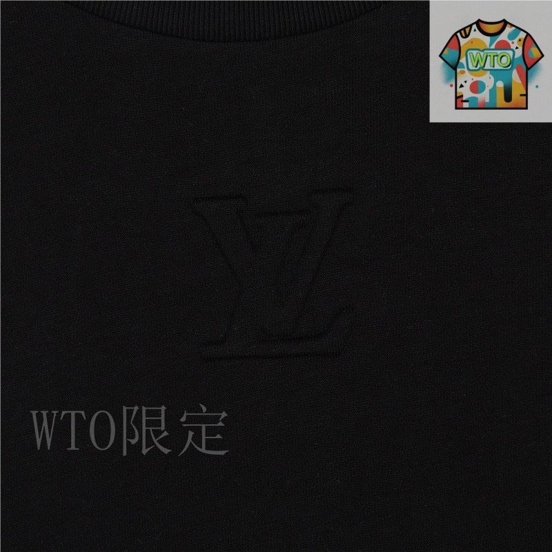 今日特価】LouisVuitton 3D リリーフ エンボス T シャツ-1