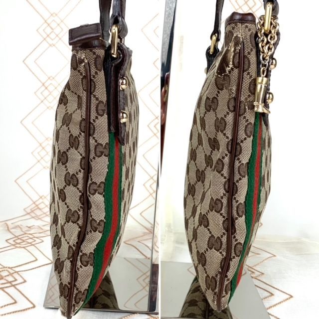 GUCCI グッチ GG柄 gg シェリーライン ショルダーバッグ リボン