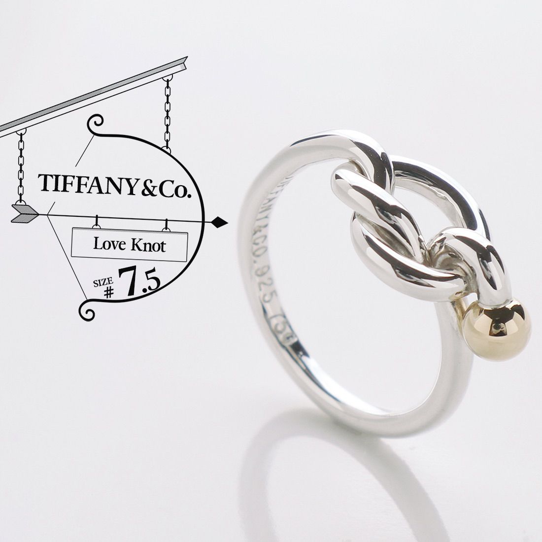 Tiffany\u0026Co ティファニー リング SILVER925×AU750 - リング