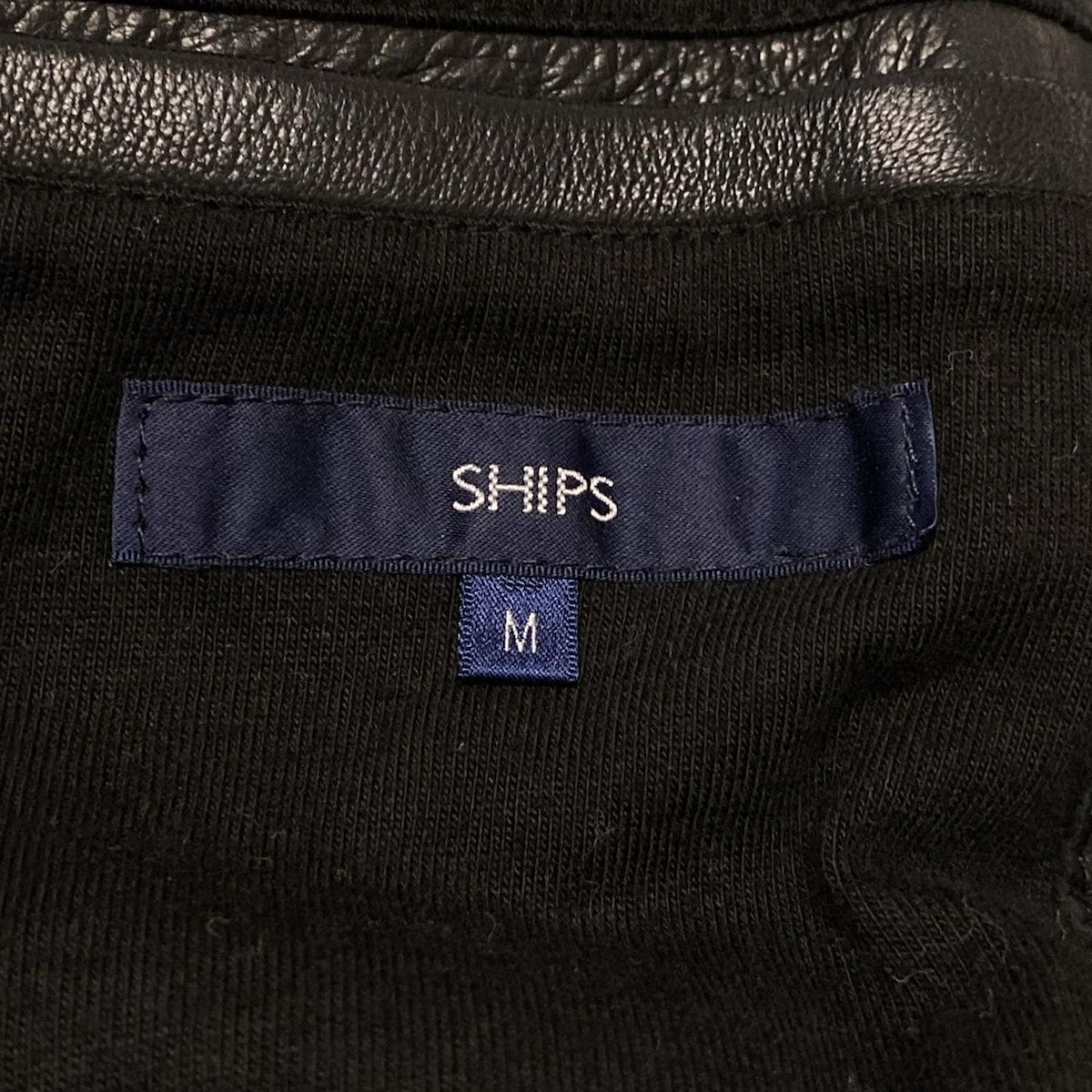 レザー ジップアップ