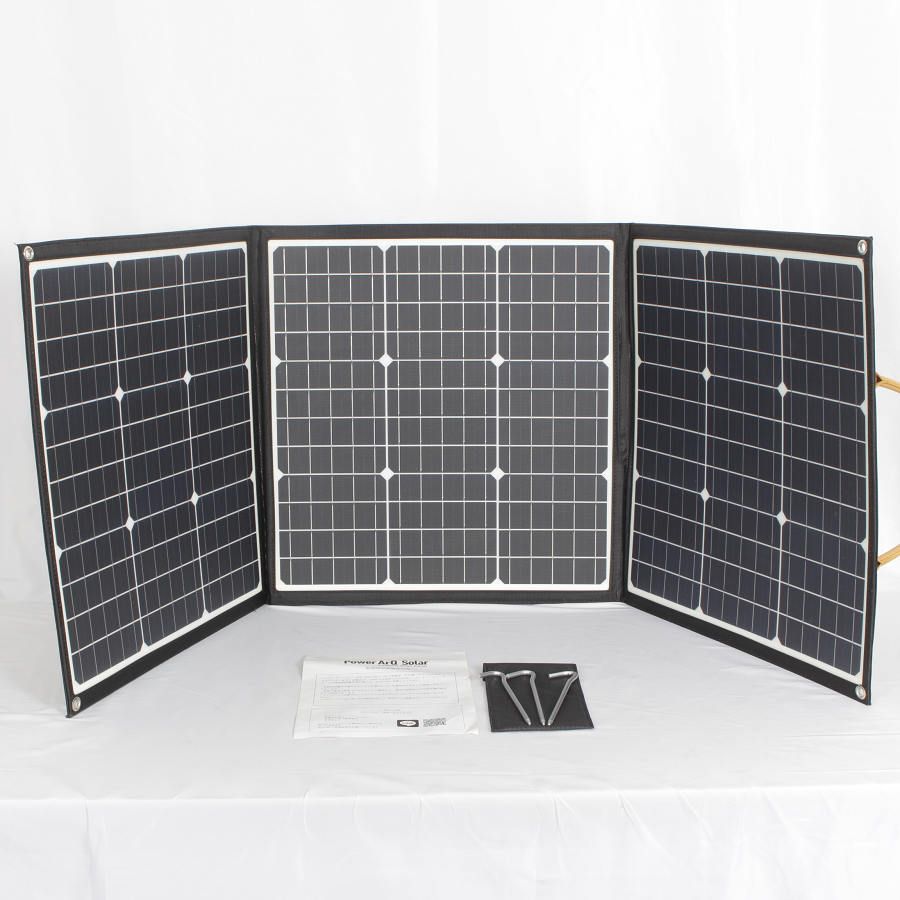 美品】SmartTap ソーラーパネル PowerArQ Solar Foldable 120W