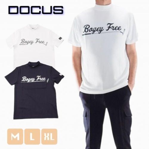 DOCUS ゴルフウェア モックシャツ 半袖 メンズ レディース おしゃれ ブランド かっこいい DCM25S003 お取り寄せ商品 DOCUS ゴルフウェア モックシャツ 半袖 メンズ レディース おしゃれ
