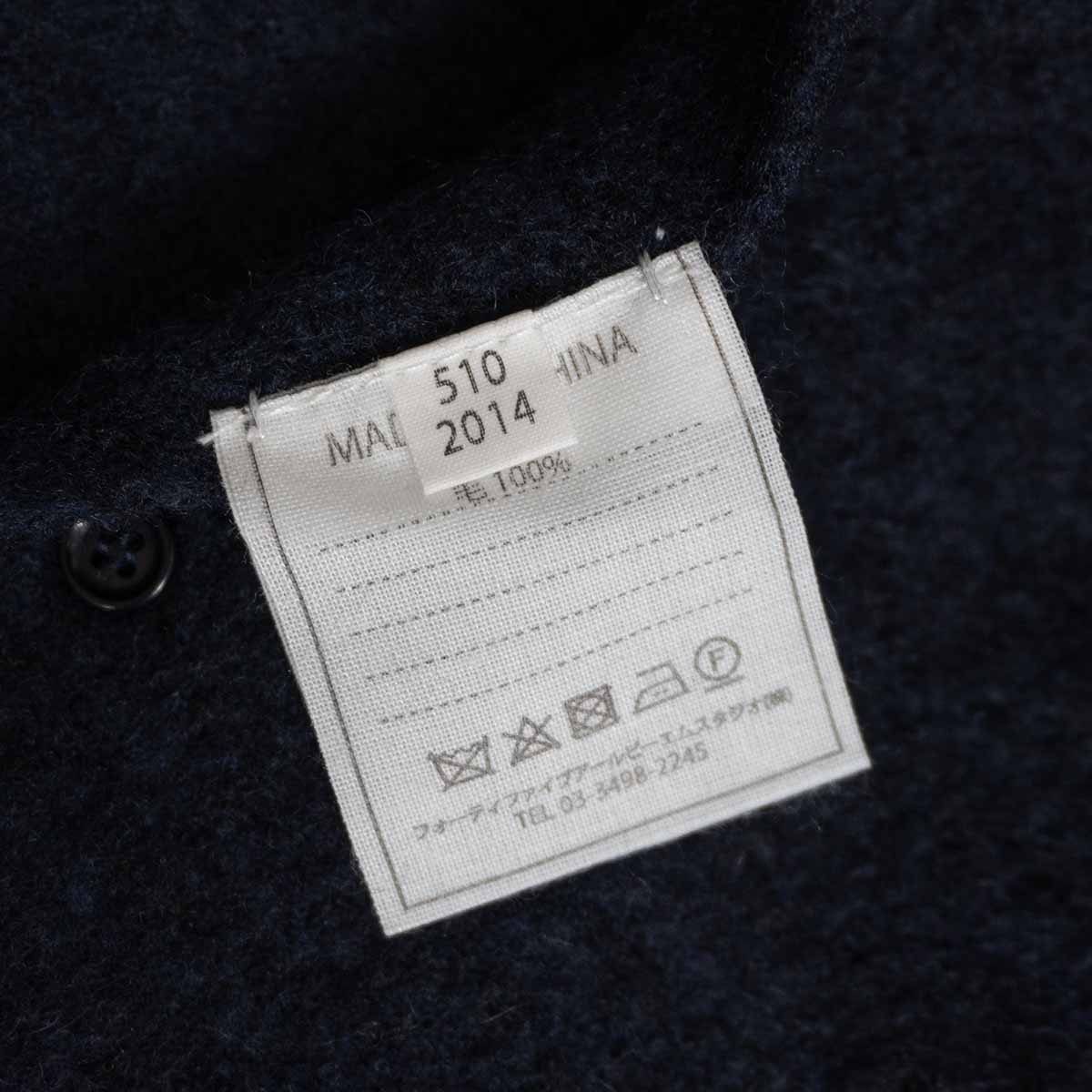 美品】45R【フロート縮絨AKIYAフードコート】0 ウール コート 45rpm