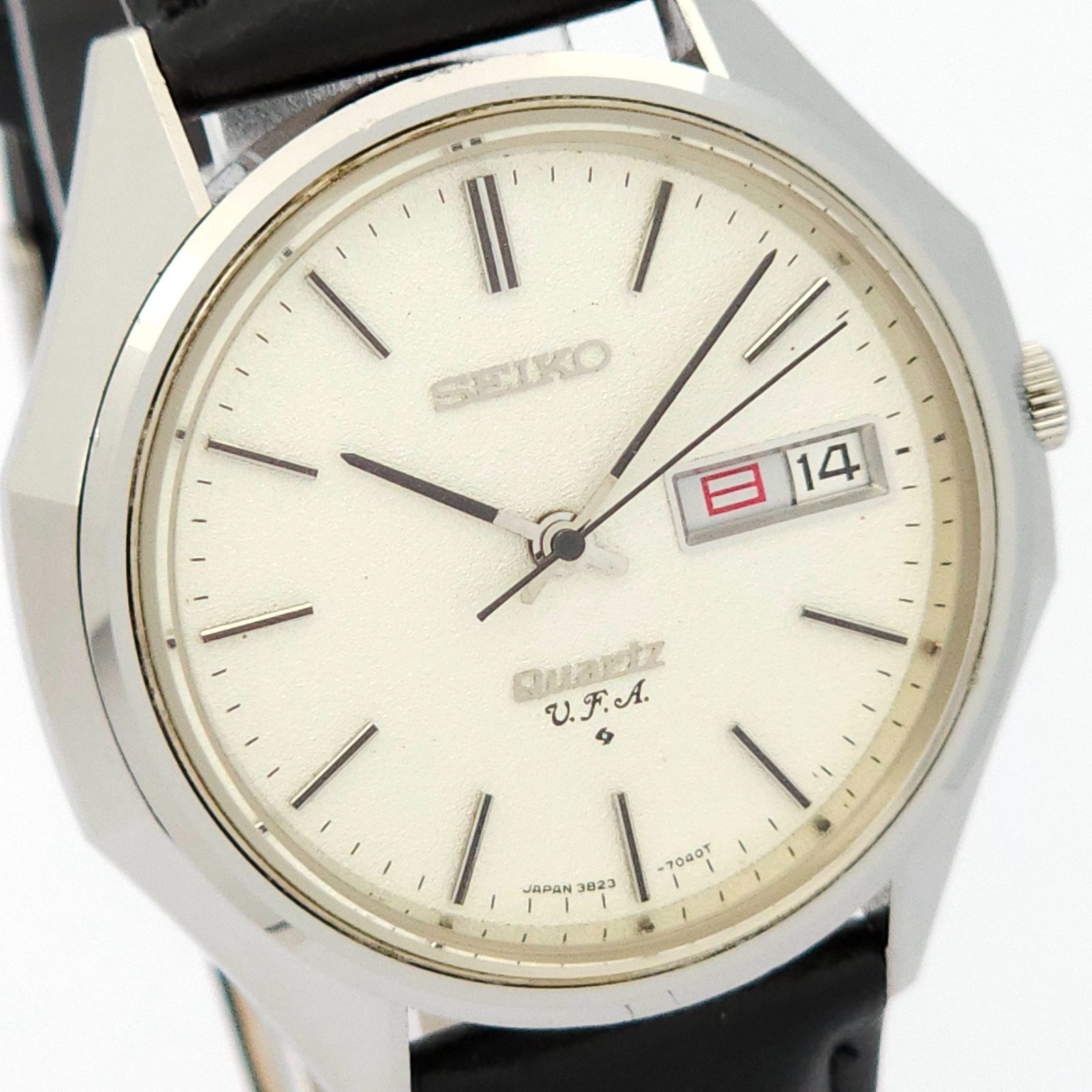 ☆良品 SEIKO セイコーV.F.A. 3823-7040 QZ 動作品 8角形ケース - メルカリ