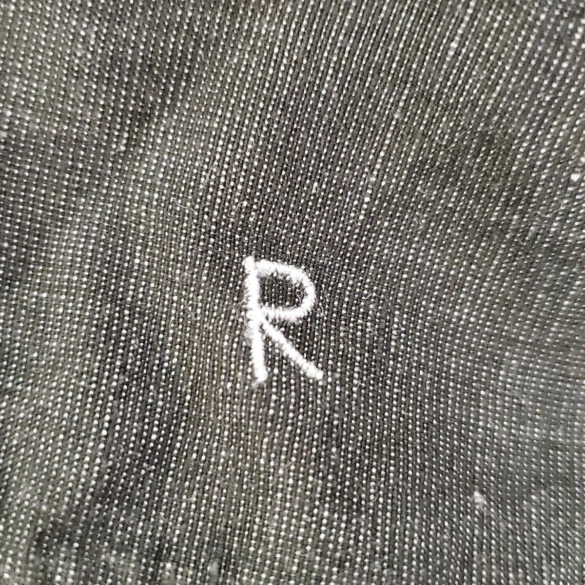 クルーネック 麻混