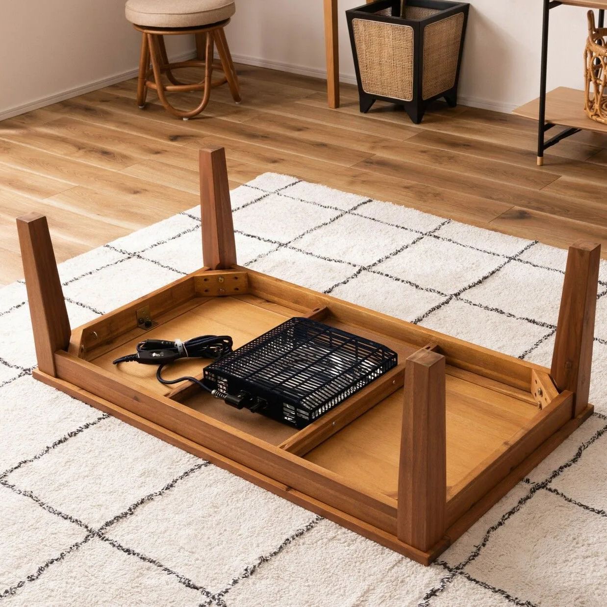 ローテーブル 石英管