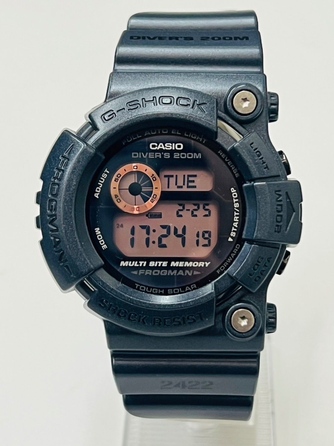 二次電池交換済】G-SHOCK G-ショック FROGMAN フロッグマン