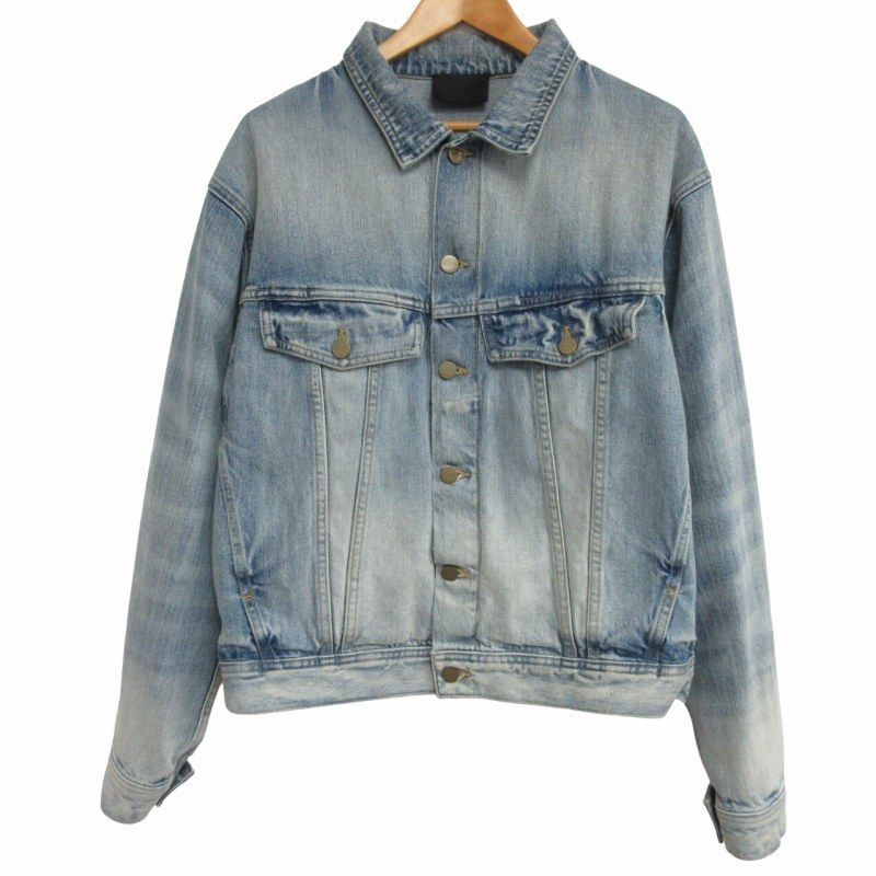 フィアオブゴッド Fear of God 7th Denim Trucker Jacket デニムジャケット トラッカージャケット Gジャン  インディゴブルー Mサイズ FG30-033 ☆AA☆ - メルカリ