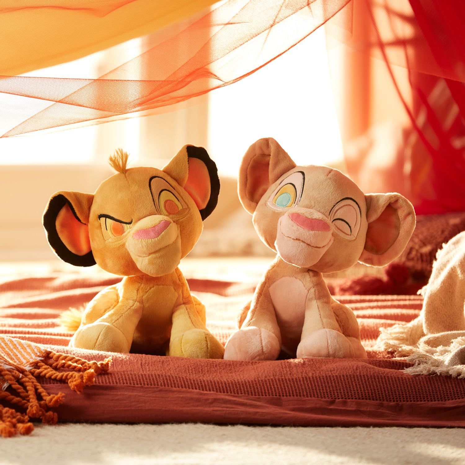 ディズニーストア公式シンバとナラのぬいぐるみセット – ライオン