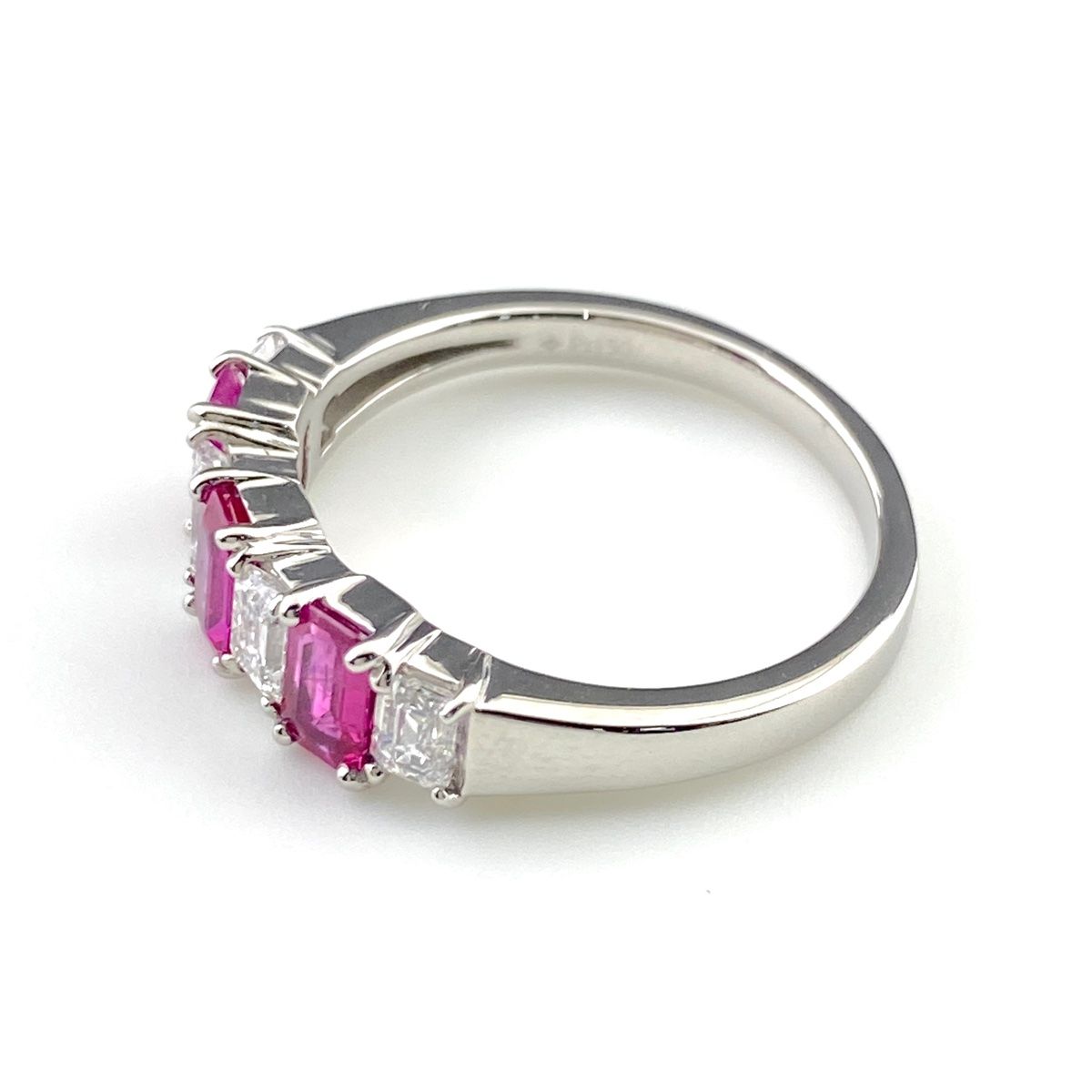 GSTV K18PG ピンクサファイア ブラウンダイヤ ルビー リング