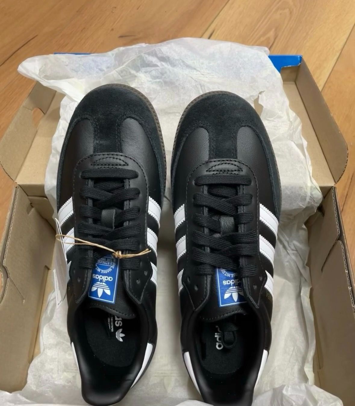 値下げします 新品 新品未使用 adidasアディダス サンバ Samba OG ブラック White Gum Adidas Originals Samba black 男女兼用 並行輸入品