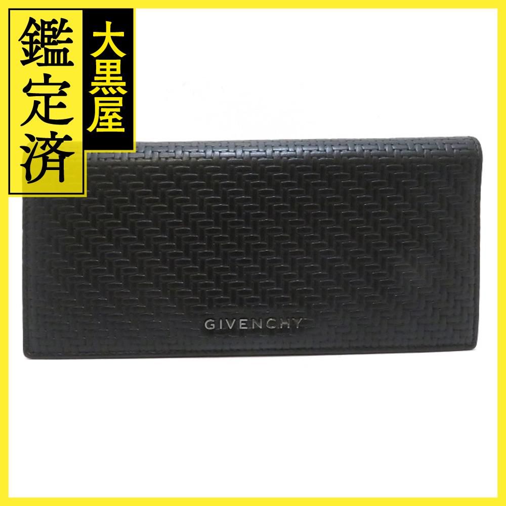 GIVENCHY ジバンシー 二つ折り長財布 ブラック レザー BK6098K1MM 001