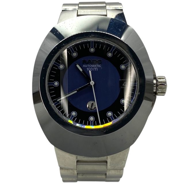 ラドー 763.0637.3 ダイヤスター デイト 腕時計 時計 自動巻き ステンレススチール シルバー ブルー RADO メンズ 感 人気モデル 定番デザイン