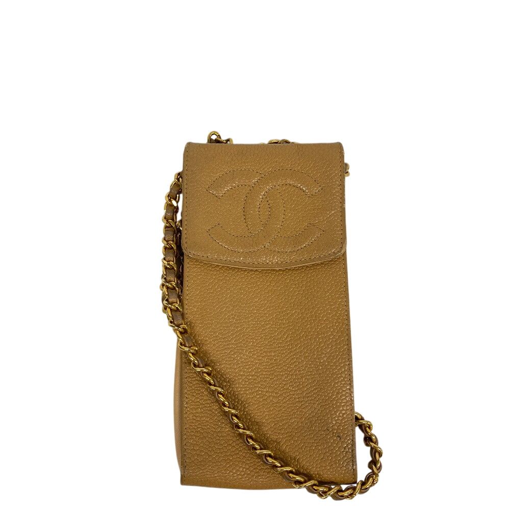 CHANELシャネル モバイルフォンケース チェーンショルダー チェーン