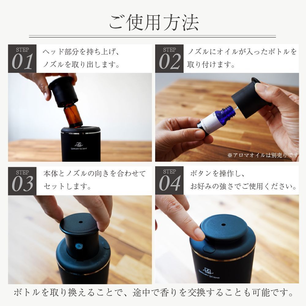 エッセンシャルオイル 本体のみ