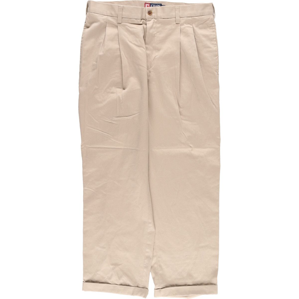 古着 チャップス CHAPS ツータック チノパンツ メンズw34/eaa443289