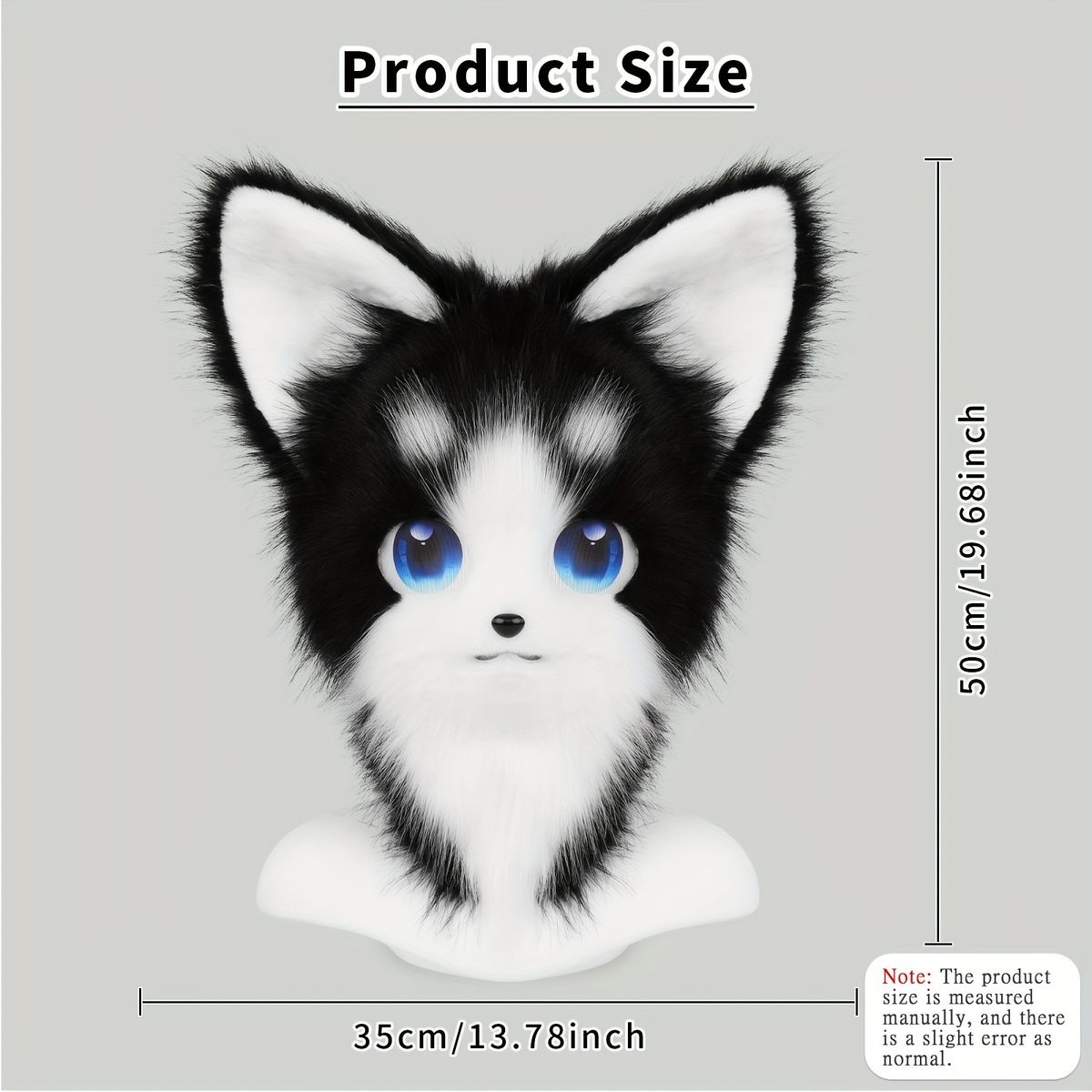 フルフェイス リアル動物コスチューム