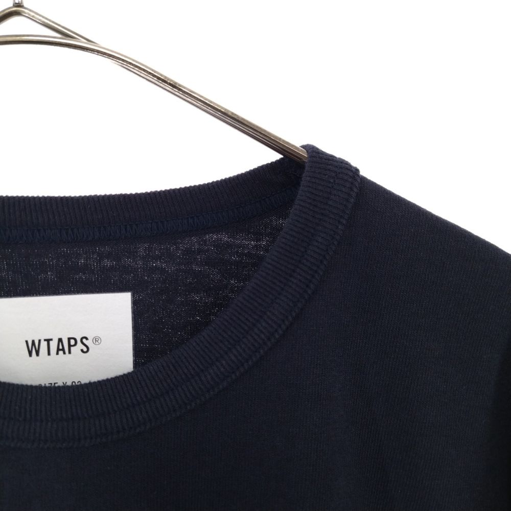 WTAPS (ダブルタップス) 23SS DESIGN 02 / LS / COTTON. DSQD バックプリント長袖Tシャツ ネイビー  231ATDT-CSM11 - メルカリ