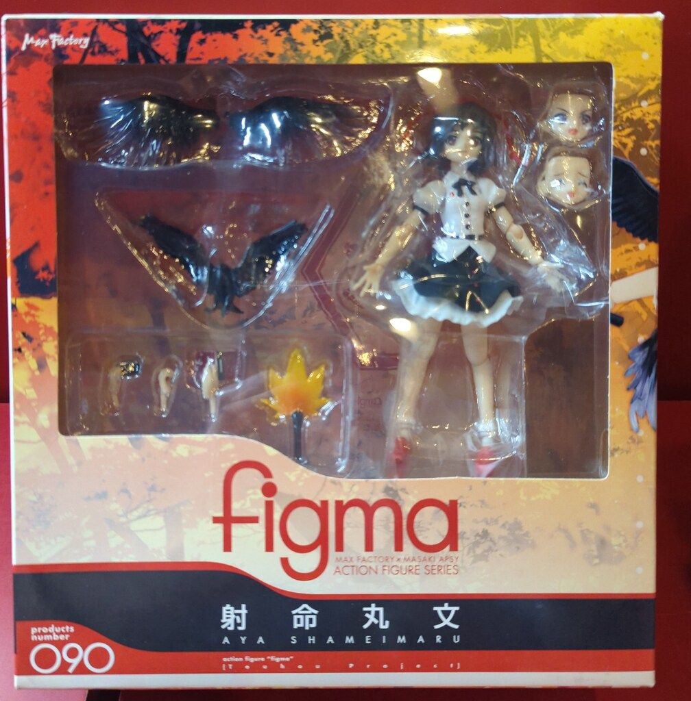 中古】(本体C/箱B)figma 東方プロジェクト 射命丸文 （ニコニコ
