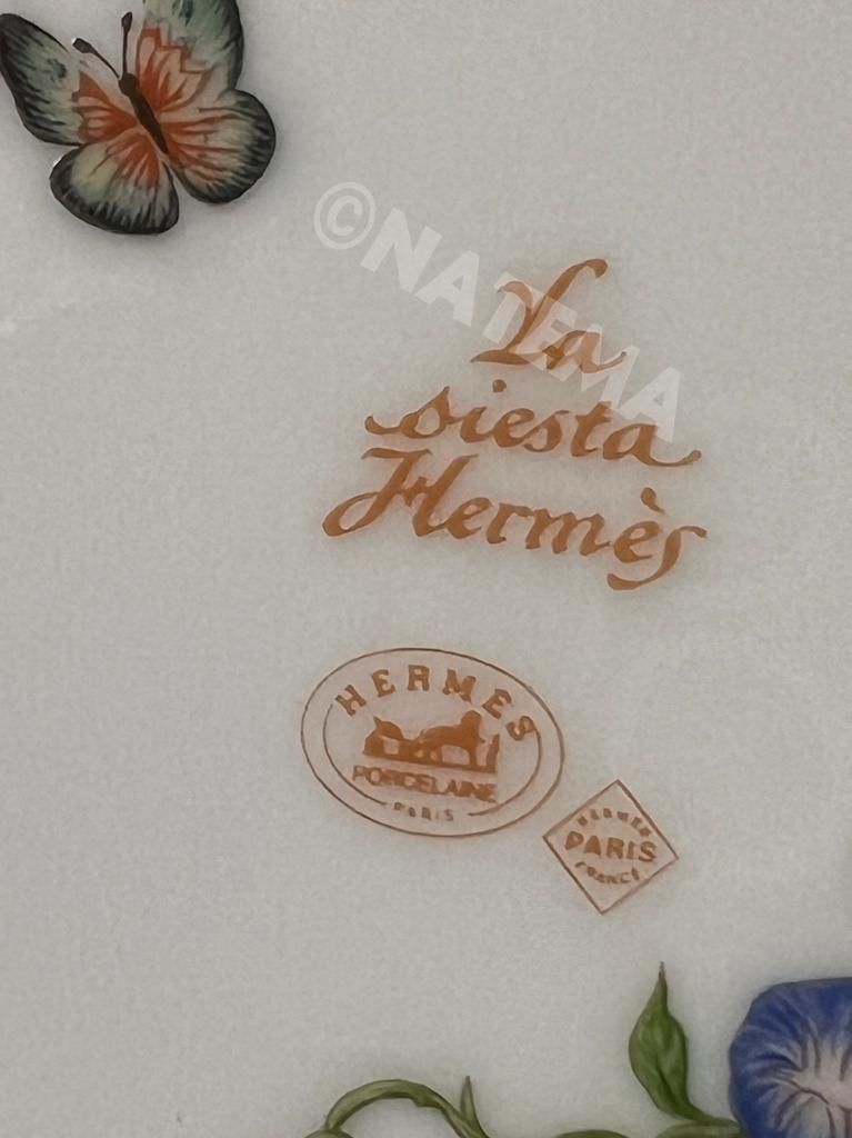 美品 HERMES エルメス La siesta 皿 シエスタ デザートプレート