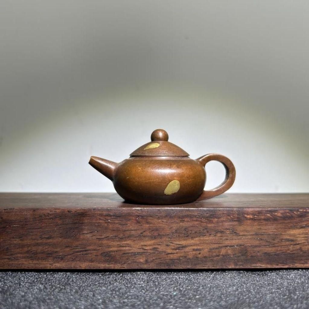 茶道具　金屋　金谷五郎三郎作　黄銅　銀頭大根式　火箸　共箱　N　9215 茶道具 金屋 金谷五郎三郎作 黄銅 銀頭大根式 火箸 共箱 N 9215