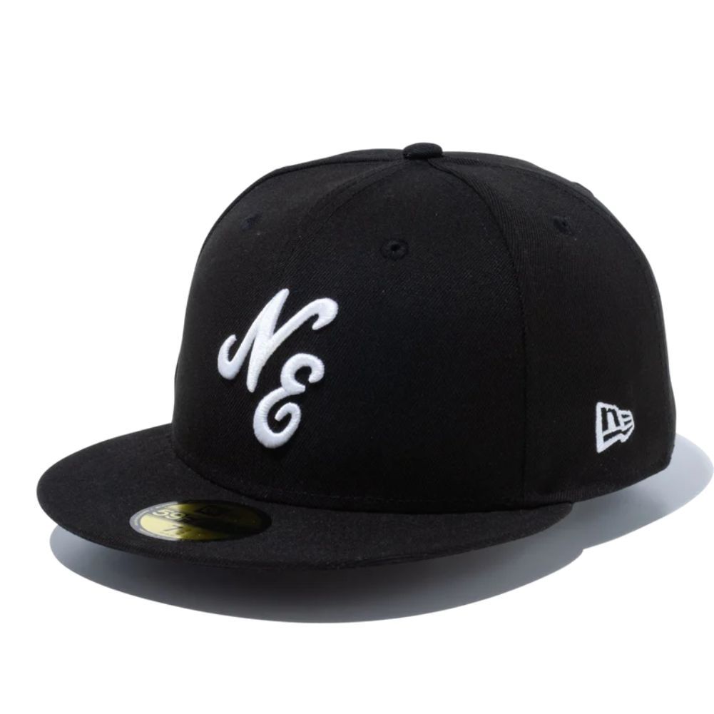 ニューエラ 59FIFTY クラシックロゴ ブラック ホワイト 1個  New Era 59FIFTY Classic Logo Black White 1pc