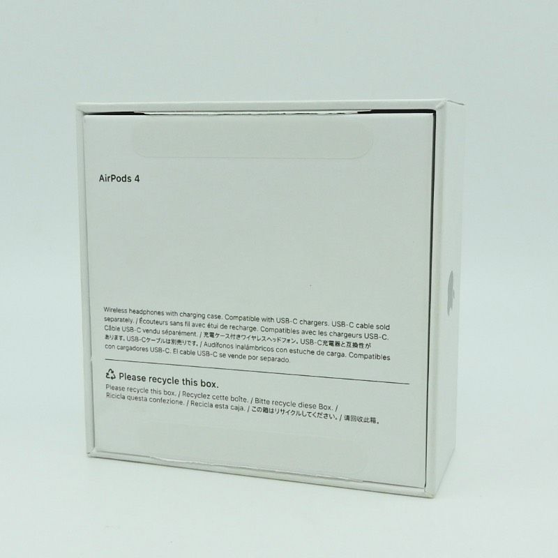 アップル AirPods4 ノイズキャンセリング非搭載モデル MXP63J A