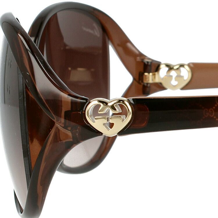 GUCCI サングラス　レディース　アジアンフィット　GGゴールドハート　美品 GUCCI グッチ サングラス アジアンフィット GG3525KS WNY/K8 62