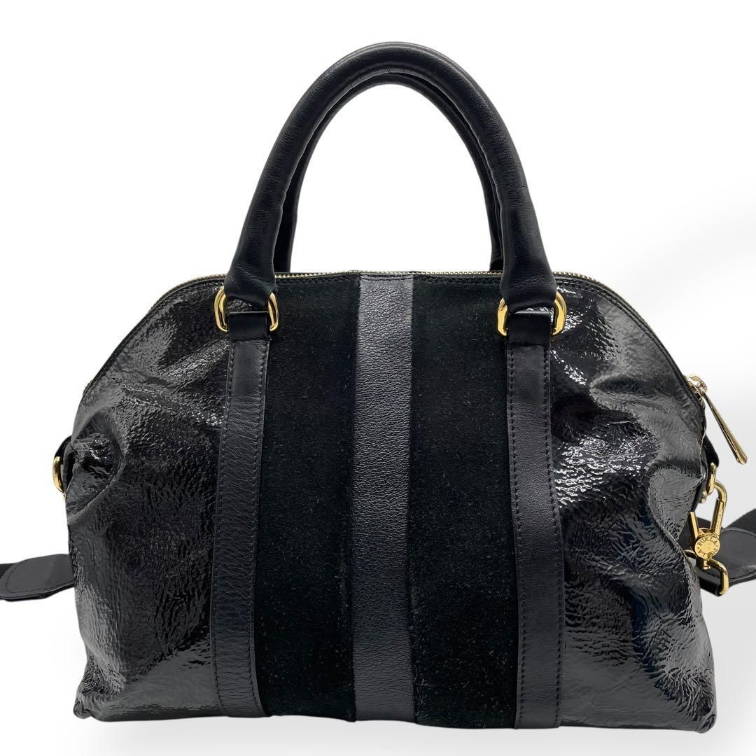 FURLA フルラ エレナ ショルダーバッグ 2way ブラック 極美品/付属品 
