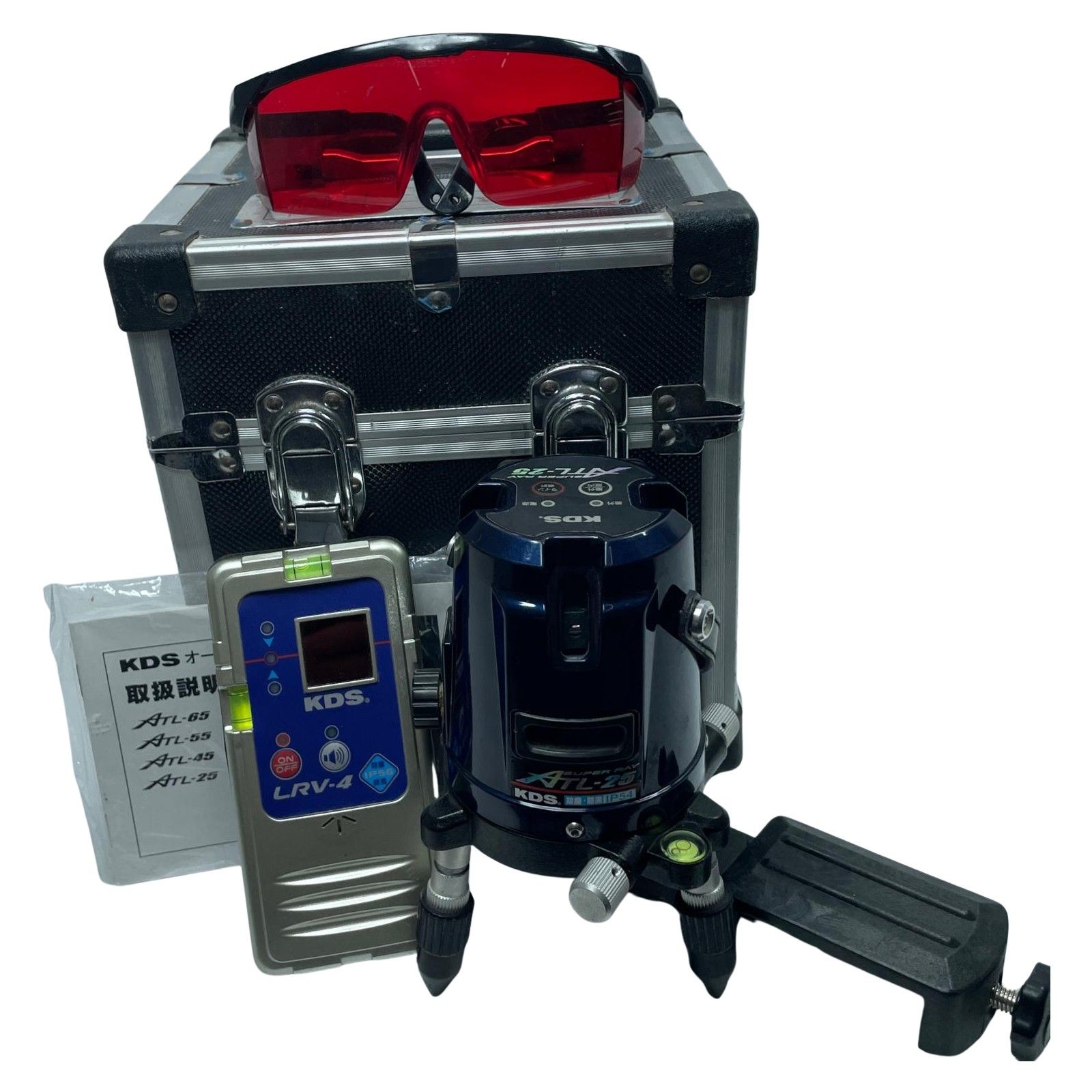 KDS レーザー墨出し器 ATL-25 ネイビー 付属品完備 レーザー墨出器 | KDS レーザー墨出し器 ATL-25 ネイビー 付属品完備 レーザー墨出器 |