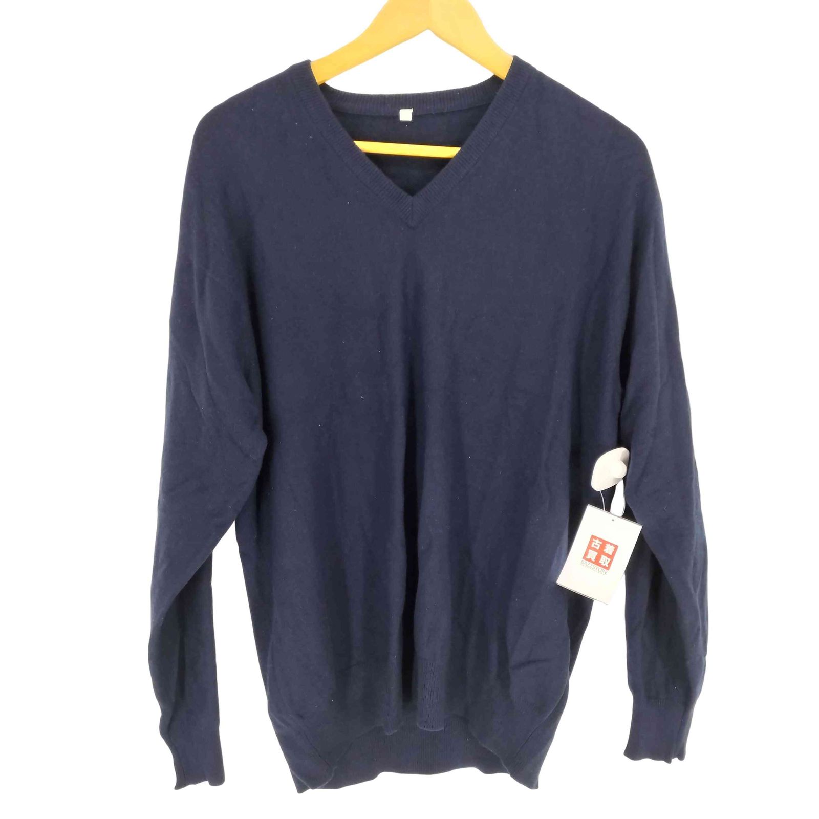 ユーズドフルギ USED古着 MADE IN ITALY PURE CASHMERE Vネックニット メンズ  42