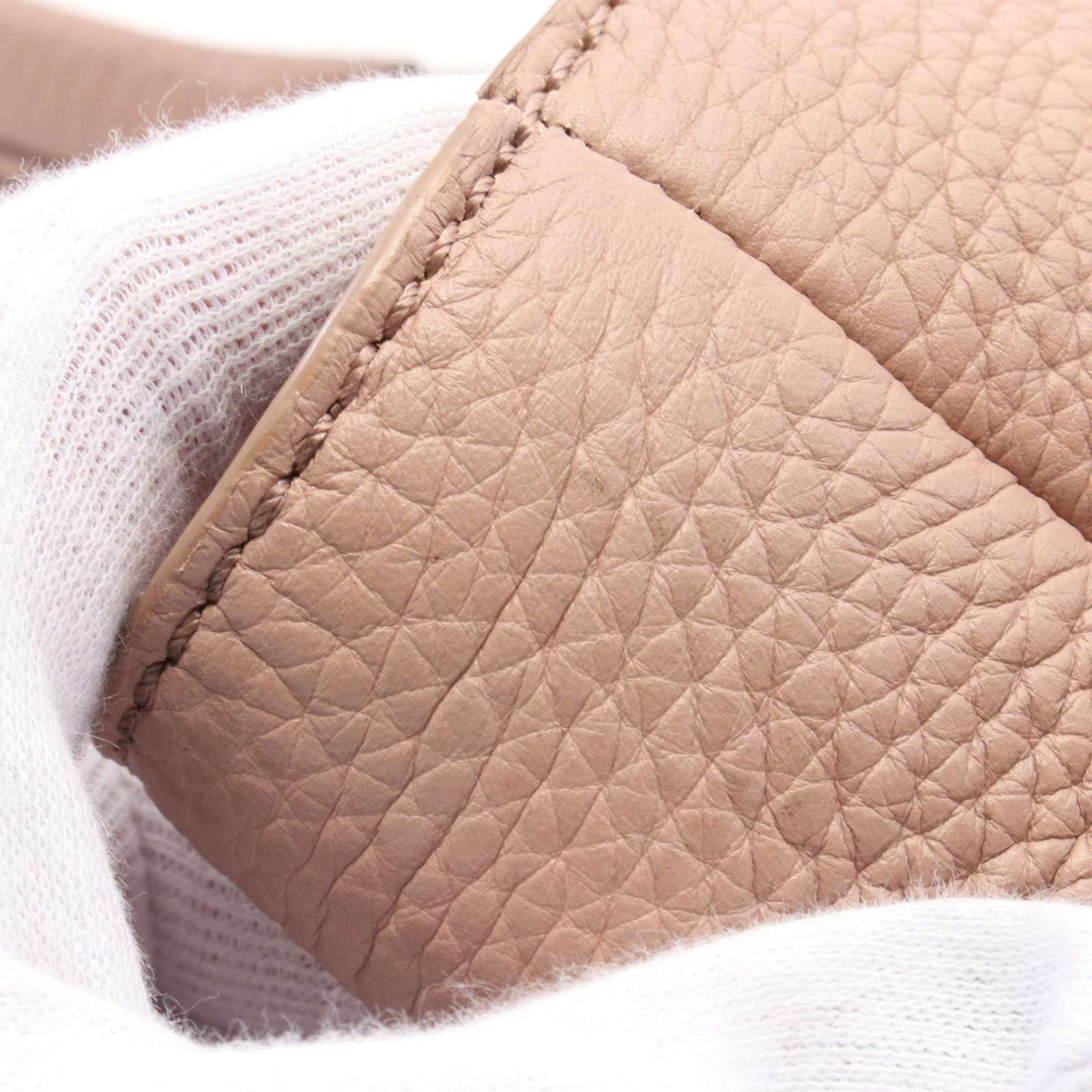 トッズ TOD'S トートバッグ ALH ピンクベージュ レザー トートバッグ